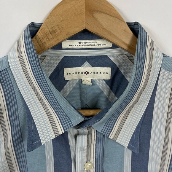 Joseph Abboud Blue Button Up Shirt - Picture 2 of 2